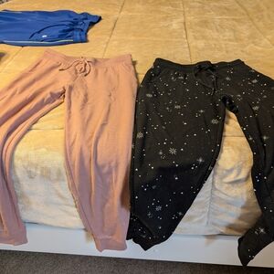 Stars Above Pink and Black Joggers